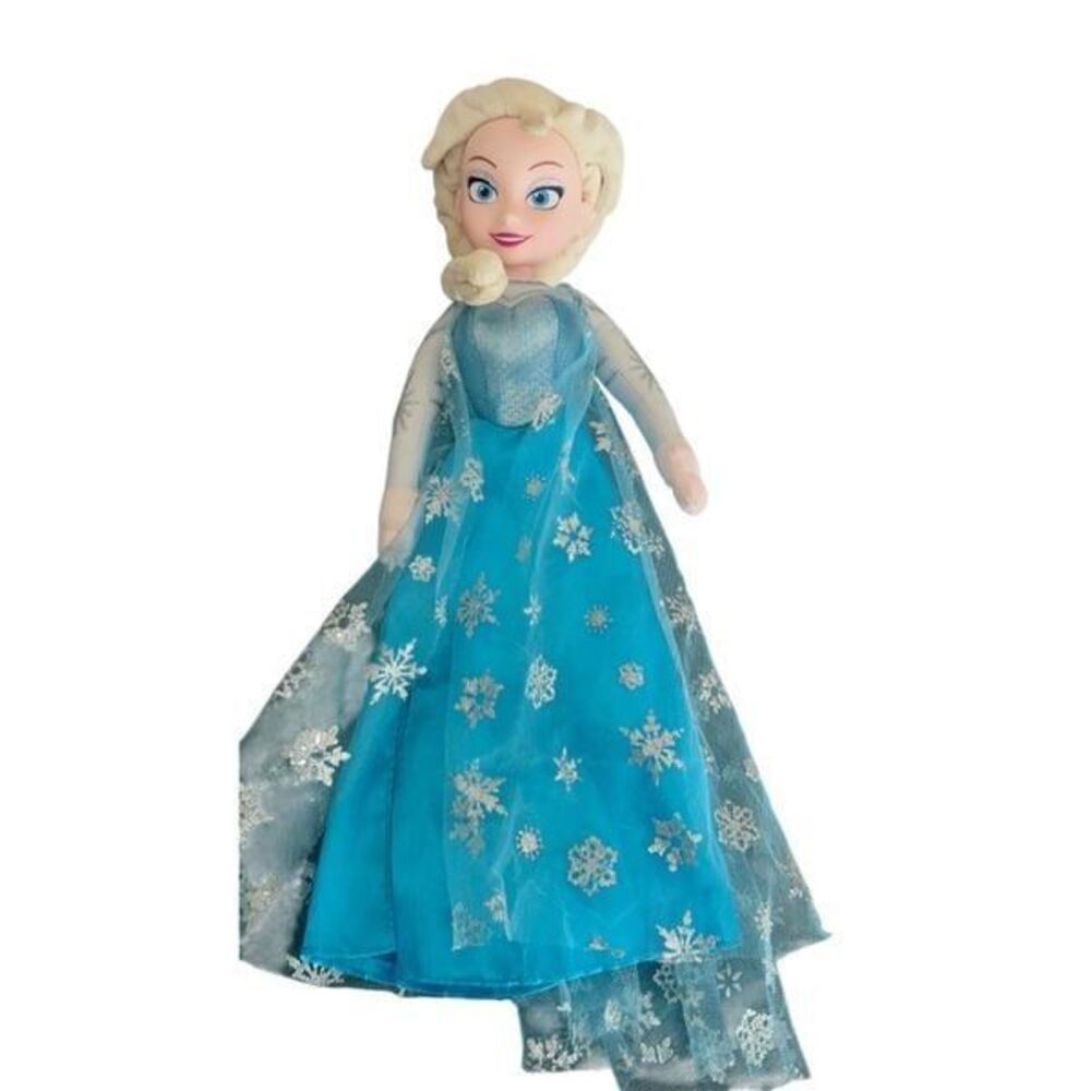 Disney FROZEN Large Plush ELSA Doll Snow Queen Cuddle Pal